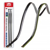 Amio – Ταινία LED COB 12V Πράσινη 2x30cm Flexible Πλαϊνού Φωτισμού για Σήμανση & Εντυπωσιακό Φως – Σετ 2 Τεμ. (04577/AM) Ταινίες Φωτισμού americat.gr