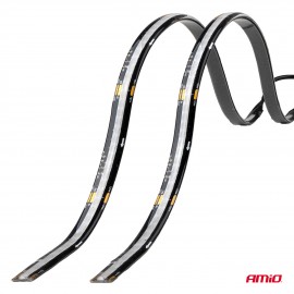 Amio – Ταινία LED RGB 12V 2x30cm Flexible με Τηλεχειριστήριο για Πολύχρωμο Εσωτερικό Φωτισμό & Easy Control – Σετ 2 Τεμ. (04579/AM) Ταινίες Φωτισμού americat.gr