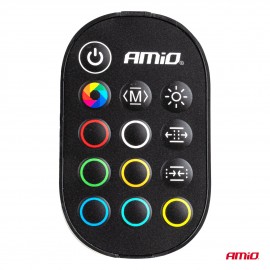 Amio – Ταινία LED RGB 12V 2x30cm Flexible με Τηλεχειριστήριο για Πολύχρωμο Εσωτερικό Φωτισμό & Easy Control – Σετ 2 Τεμ. (04579/AM) Ταινίες Φωτισμού americat.gr
