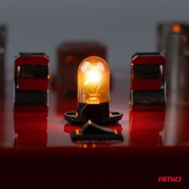 Amio – Λάμπες Αλογόνου WY5W W2.1x9.5d Καρφωτές 12V 5W Λευκό/Χρώμιο Lumitec για Φωτισμό Θέσης & Εσωτερικό – Σετ 2 Τεμ. (04628/AM) Χωρίς Κάλυκα americat.gr