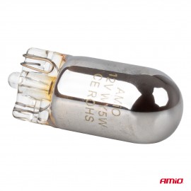 Amio – Λάμπες Αλογόνου WY5W W2.1x9.5d Καρφωτές 12V 5W Λευκό/Χρώμιο Lumitec για Φωτισμό Θέσης & Εσωτερικό – Σετ 2 Τεμ. (04628/AM) Χωρίς Κάλυκα americat.gr