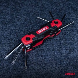 ΕΛΒΕΤΙΚΟΣ ΣΟΥΓΙΑΣ/ΠΟΛΥΕΡΓΑΛΕΙΟ ΤΣΕΠΗΣ ΜΕ 8 ΚΛΕΙΔΙΑ TORX T9/T10/T15/T20/T25/T27/T30/T40 Προϊόντα Draft americat.gr