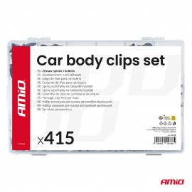 Amio – Κλιπς Ταπετσαρίας Αυτοκινήτου Σετ 415 Τεμ. για Σταθερή Τοποθέτηση & Πλήρη Επισκευή Πλαστικών – 1 Σετ (04738/AM) Ειδη Συνεργείου americat.gr