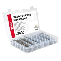 Amio – Συνδετήρες Μεταλλικοί Επισκευής Πλαστικών 3000 Τεμ. για Σταθερή Συγκόλληση & Ανθεκτική Επισκευή – 1 Σετ (04743/AM) Ειδη Συνεργείου americat.gr