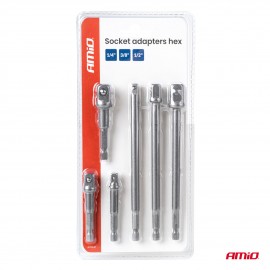 ΠΡΟΣΑΡΜΟΓΕΙΣ ΓΙΑ ΕΞΑΓΩΝΕΣ ΥΠΟΔΟΧΕΣ 1/4" 3/8" 1/2" AMIO 6ΤΕΜ. Προϊόντα Draft americat.gr