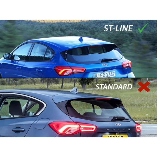 Αεροτομή Οροφής για Ford Focus ST-Line 2018+ Επιπρόσθετη από ABS Πλαστικό Motordrome Design - 1 τεμ. Αεροτομές americat.gr