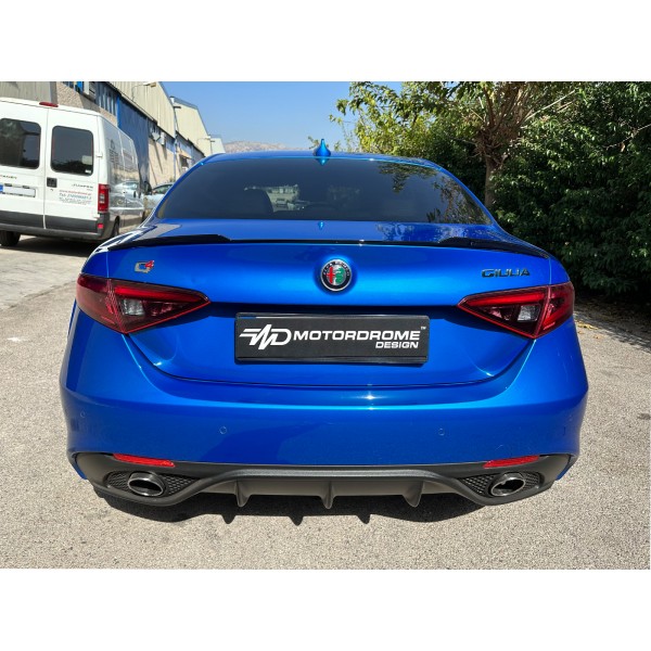 Αεροτομή Πορτ Μπαγκάζ για Alfa Romeo Giulia 2015+ από Πολυουρεθάνη Motordrome Design - 1 τεμ. Αεροτομές americat.gr