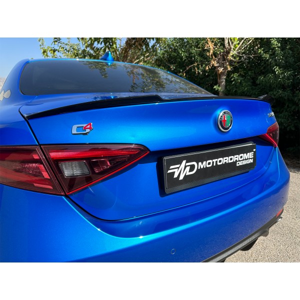 Αεροτομή Πορτ Μπαγκάζ για Alfa Romeo Giulia 2015+ από Πολυουρεθάνη Motordrome Design - 1 τεμ. Αεροτομές americat.gr