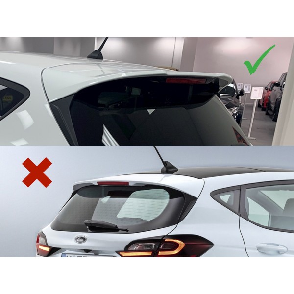 Αεροτομή Οροφής για Ford Fiesta 2017- Eπιπρόσθετη από ABS Πλαστικό Motordrome Design - 1 τεμ. Αεροτομές americat.gr
