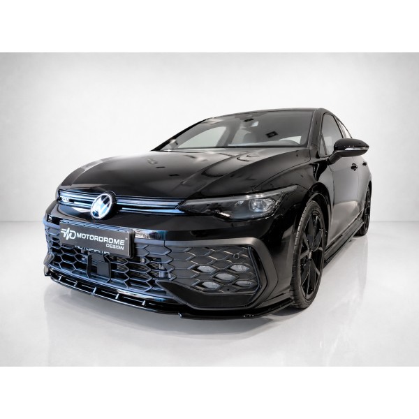 Motordrome - Εμπρός Σπλίτερ V.1 για Volkswagen Golf Mk8 Facelift GTI / GTE / R-Line - 1 Τεμ. (K192-005) VW americat.gr