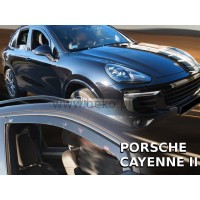 Heko - Ανεμοθραύστες Παραθύρων Για Porsche Cayenne (92A) 2010 > 2017 5πορτο υλικό Acrylic Χρώμα Φιμέ - 2 τεμ. (ΑΝΕΜ.26303) ΑΝΕΜΟΘΡΑΥΣΤΕΣ americat.gr