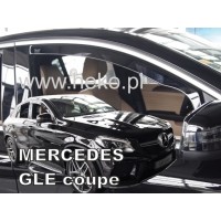Heko - Ανεμοθραύστες Παραθύρων Για Mercedes Benz GLE-Class Coupe (C292) 2016 > 2019 5πορτο υλικό Acrylic Χρώμα Φιμέ - 2 τεμ. (ΑΝΕΜ.23602) ΑΝΕΜΟΘΡΑΥΣΤΕΣ americat.gr