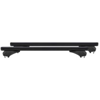 MENABO ΜΠΑΡΕΣ ΑΛΟΥΜΙΝΙΟΥ SONIC BLACK 120 cm ΣΕ ΜΑΥΡΟ ΧΡΩΜΑ ΓΙΑ BMW X1 (U11) 5 doors 2022> ΜΕ FLUSH ή RAISED RAILS - 2 ΤΕΜ. (14680/MB)