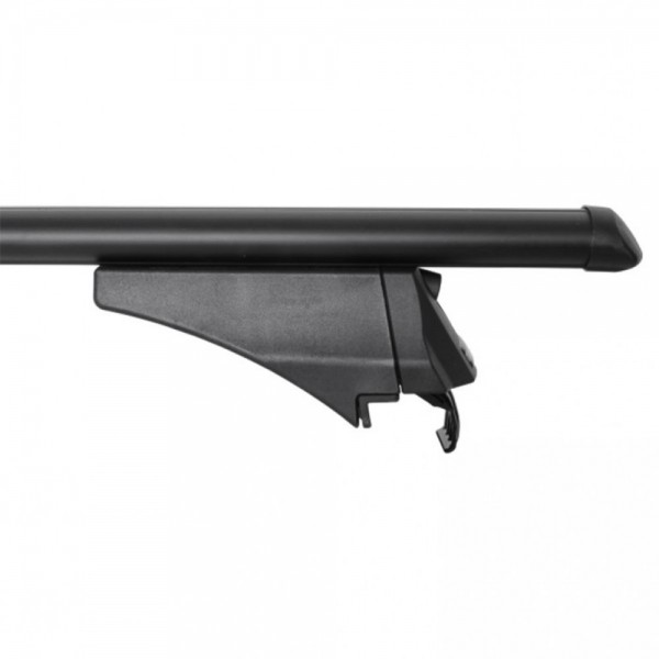 MENABO ΜΠΑΡΕΣ ΟΡΟΦΗΣ ΑΛΟΥΜΙΝΙΟΥ TIGER BLACK 118.5 cm ΣΕ ΜΑΥΡΟ ΧΡΩΜΑ ΓΙΑ DR dr F35 5 doors 2020>2023 ΜΕ FLUSH ή RAISED RAILS - 2 ΤΕΜ. (8590/MB) Μπάρες Αλουμινίου americat.gr