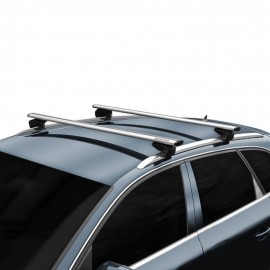 MENABO ΜΠΑΡΕΣ ΟΡΟΦΗΣ ΑΛΟΥΜΙΝΙΟΥ LINCE XL SILVER 135 cm ΣΕ ΑΣΗΜΙ ΧΡΩΜΑ ΓΙΑ Honda HR-V / Vezel / XR-V (RU) 5 doors 2015>2021 ΜΕ FLUSH RAILS - 2 ΤΕΜ (8880/MB) Μπάρες Αλουμινίου americat.gr