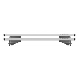 BMW X5 (F15) 5D 2013>2018 ME FLUSH RAILS ΜΠΑΡΕΣ ALU LEOPARD XL SILVER 135 CM Προϊόντα americat.gr