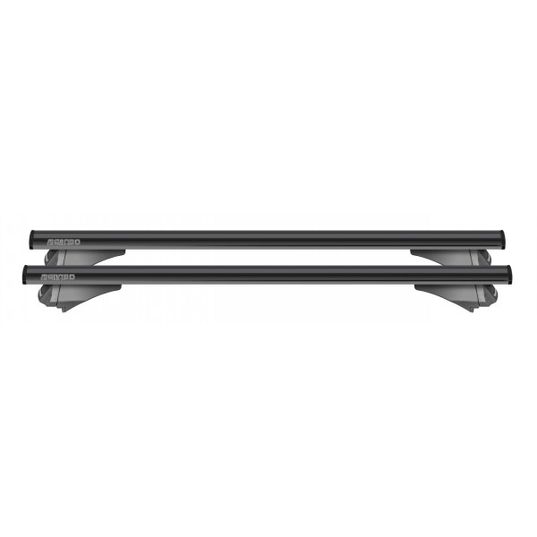 MENABO ΜΠΑΡΕΣ ΟΡΟΦΗΣ ΑΛΟΥΜΙΝΙΟΥ LEOPARD XL BLACK 135 cm ΣΕ ΜΑΥΡΟ ΧΡΩΜΑ ΓΙΑ Lincoln Aviator (U611) 5 doors 2020> ME FLUSH RAILS - 2 ΤΕΜ. (12360/MB) Lincoln americat.gr