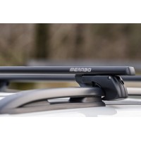 Menabo - Μπάρες Οροφής Αλουμινίου SHERMAN XL BLACK 135 cm σε Μαύρο Χρώμα για Alfa Romeo 159 Sportwagon 2006-2013 5πορτο Station Wagon με Raised Rails - 2 τεμ. (12290/MB) Alfa Romeo americat.gr
