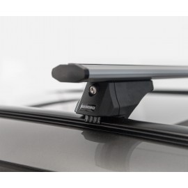 BMW X5 (F15) 5D 2013>2018 ME FLUSH RAILS ΜΠΑΡΕΣ ALU LEOPARD XL SILVER 135 CM Προϊόντα americat.gr