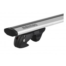 MENABO ΜΠΑΡΕΣ ΟΡΟΦΗΣ ΑΛΟΥΜΙΝΙΟΥ JACKSON XL SILVER 135 cm ΣΕ ΑΣΗΜΙ ΧΡΩΜΑ ΓΙΑ Lancia Musa 5 doors 2007>2012 ΜΕ RAISED RAILS (Παράλληλες Μπάρες με Κενό) - 2 ΤΕΜ. (11290/MB) Lancia americat.gr