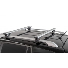 MENABO ΜΠΑΡΕΣ ΟΡΟΦΗΣ ΑΛΟΥΜΙΝΙΟΥ JACKSON XL SILVER 135 cm ΣΕ ΑΣΗΜΙ ΧΡΩΜΑ ΓΙΑ Lancia Musa 5 doors 2007>2012 ΜΕ RAISED RAILS (Παράλληλες Μπάρες με Κενό) - 2 ΤΕΜ. (11290/MB) Lancia americat.gr