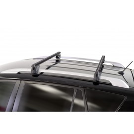 Menabo - Μπάρες Οροφής Αλουμινίου SHERMAN XL BLACK 135 cm σε Μαύρο Χρώμα για Alfa Romeo 159 Sportwagon 2006-2013 5πορτο Station Wagon με Raised Rails - 2 τεμ. (12290/MB) Alfa Romeo americat.gr