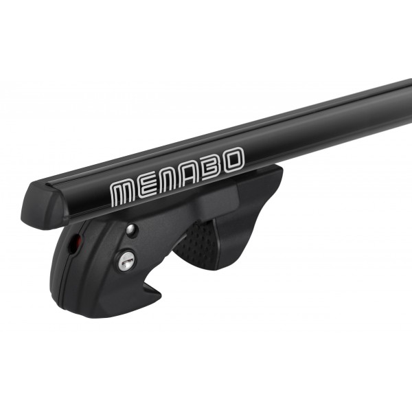 Menabo - Μπάρες Οροφής Αλουμινίου SHERMAN XL BLACK 135 cm σε Μαύρο Χρώμα για Alfa Romeo 159 Sportwagon 2006-2013 5πορτο Station Wagon με Raised Rails - 2 τεμ. (12290/MB) Alfa Romeo americat.gr