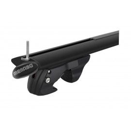 MENABO ΜΠΑΡΕΣ ΟΡΟΦΗΣ ΑΛΟΥΜΙΝΙΟΥ FENDER 118 cm ΣΕ ΜΑΥΡΟ ΧΡΩΜΑ ΓΙΑ Chevrolet Lacetti Station Wagon 5 doors 2002>2011 ΜΕ RAISED RAILS - 2 ΤΕΜ. (14660/MB) Chevrolet americat.gr