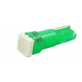 T5 12V W2x4,6d LED 1xSMD5050 ΠΡΑΣΙΝΟ (ΚΑΡΦΩΤΟ ΑΚΑΛΥΚΟ) BLISTER 2ΤΕΜ. M-TECH Χωρίς Κάλυκα americat.gr