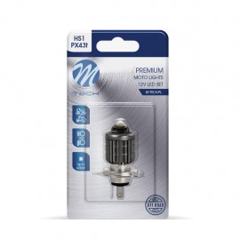 HS1 12V PX43t 15W 2x3570SMD LED 1.400lm 6.000K M-TECH - 1 ΤΕΜ. LED americat.gr