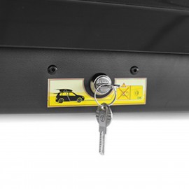 Menabo - Μπαγκαζιέρα Οροφής Mania 320 Black σε Μαύρο Χρώμα με Γυαλιστερή Υφή - 1 τεμ. (3610/MB) 320 Λίτρα americat.gr