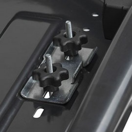 Menabo - Μπαγκαζιέρα Οροφής Mania 320 Black σε Μαύρο Χρώμα με Γυαλιστερή Υφή - 1 τεμ. (3610/MB) 320 Λίτρα americat.gr