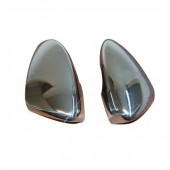 ΚΑΠΑΚΙΑ ΚΑΘΡΕΠΤΩΝ ΓΙΑ VW PASSAT B7 SD 2010-2015 / JETTA / EOS / BEETLE / SCIROCCO ΧΡΩΜΙΟΥ 2 ΤΕΜ. ΜΕΤΑΛΛΙΚΑ Καπάκια Καθρεπτών americat.gr
