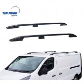 ΜΠΑΡΕΣ ΟΡΟΦΗΣ ΓΙΑ OPEL VIVARO 2014+ /RENAULT TRAFIC 2014+ ΠΑΡΑΛΛΗΛΕΣ ΑΛΟΥΜΙΝΙΟΥ L2 ΜΑΥΡΕΣ Παράλληλες Μπάρες Οροφής americat.gr