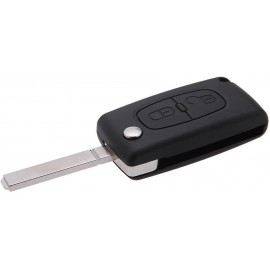 ΑΝΤΑΛΛΑΚΤΙΚΟ ΚΛΕΙΔΙ ΓΙΑ PEUGEOT 206 / 107 / 207 / 307 / 407 CITROEN C2 / C3 / C4 / C5 / C6 ΑΝΤΑΛΛΑΚΤΙΚΟ ΚΑΛΥΜΜΑ ΧΩΡΙΣ ΚΛΕΙΔΙ 2 ΚΟΥΜΠΙΩΝ - 1 ΤΕΜ. CITROEN americat.gr
