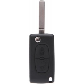 ΑΝΤΑΛΛΑΚΤΙΚΟ ΚΛΕΙΔΙ ΓΙΑ PEUGEOT 206 / 107 / 207 / 307 / 407 CITROEN C2 / C3 / C4 / C5 / C6 ΑΝΤΑΛΛΑΚΤΙΚΟ ΚΑΛΥΜΜΑ ΧΩΡΙΣ ΚΛΕΙΔΙ 2 ΚΟΥΜΠΙΩΝ - 1 ΤΕΜ. CITROEN americat.gr