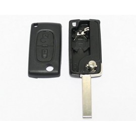 ΑΝΤΑΛΛΑΚΤΙΚΟ ΚΛΕΙΔΙ ΓΙΑ PEUGEOT 206 / 107 / 207 / 307 / 407 CITROEN C2 / C3 / C4 / C5 / C6 ΑΝΤΑΛΛΑΚΤΙΚΟ ΚΑΛΥΜΜΑ ΧΩΡΙΣ ΚΛΕΙΔΙ 2 ΚΟΥΜΠΙΩΝ - 1 ΤΕΜ. CITROEN americat.gr