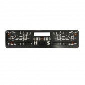 ΠΛΑΙΣΙΟ ΠΙΝΑΚΙΔΑΣ ΚΟΥΜΠΩΤΟ ΜΑΥΡΟ ΠΛΑΣΤΙΚΟ KLIPP TOP 4 ΜΕ ΛΑΣΤΙΧΕΝΙΑ ΣΤΗΡΙΓΜΑΤΑ 52x10 cm - 1ΤΕΜ. Πινακίδες και Σήμανση americat.gr