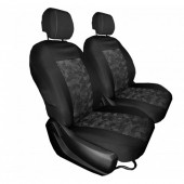 ΗΜΙΚΑΛΥΜΜΑΤΑ ΜΠΡΟΣΤΑ ΚΑΘΙΣΜΑΤΩΝ ΜΑΥΡΟ/ΜΑΥΡΟ ΜΟΤΙΒΟ (VELCRO ΣΤΑ ΠΡΟΣΚΕΦΑΛΑ) - 2 ΤΕΜ. Μπροστινά Καλύμματα americat.gr