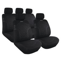 Kupra, car seat cover set - Black Seat Covers americat.gr