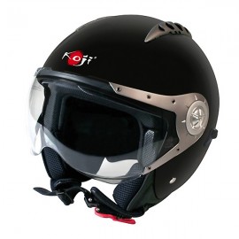 Tomcat Koji jet type helmet - Matt black Jet Helmets americat.gr