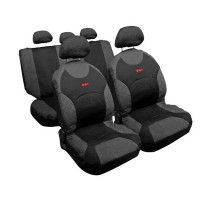 Lampa - ΚΑΛΥΜΜΑΤΑ ΚΑΘΙΣΜΑΤΩΝ "DRIVE-JEANS" ΣΕΤ - ΓΚΡΙ - 9 τεμ. (L5480.7) Ολοκληρωμένα σετ Καλυμμάτων americat.gr
