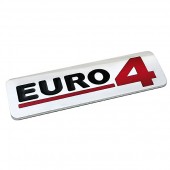 ΜΕΤΑΛΛΙΚΟ ΑΥΤΟΚΟΛΛΗΤΟ 3D EURO4 Σήματα 3D americat.gr