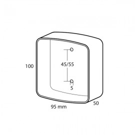 ΦΑΝΑΡΙ 12V - STOP/ΘΕΣΕΩΣ/ΦΛΑΣ - ΓΙΑ ΤΡΕΙΛΕΡ (95 Χ 100 Χ 50mm) - 1 ΤΕΜ. Εξωτερικά Πίσω Φώτα americat.gr