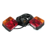 Pronto-fari, magnetic pre-wired trailer lights wiring set, 1