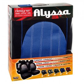 ΚΑΛΥΜΜΑΤΑ ΚΑΘΙΣΜΑΤΩΝ Alyssa ΜΠΛΕ Ολοκληρωμένα σετ Καλυμμάτων americat.gr