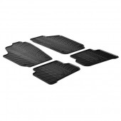 LAMPA - ΠΑΤΑΚΙΑ ΑΥΤΟΚΙΝΗΤΟΥ ΑΠΟ ΛΑΣΤΙΧΟ ΓΙΑ VOLKSWAGEN POLO 07/2009-2017 ΣΕ ΜΑΥΡΟ ΧΡΩΜΑ ME ΚΟΥΜΠΩΜΑΤΑ - 4 ΤΕΜ. VW americat.gr