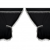 ΣΕΤ ΚΟΥΡΤΙΝΑΚΙΑ-ΣΚΙΑΣΤΡΑ ΦΟΡΤΗΓΟΥ ΜΑΥΡΟ Κουρτίνες americat.gr