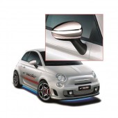 FIAT 500 ΚΑΠΑΚΙΑ ΚΑΘΡΕΠΤΩΝ ΧΡΩΜΙΟΥ Καπάκια Καθρεπτών americat.gr