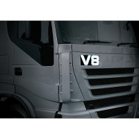 24V Led-lighted emblem - V8 Truck Stickers americat.gr